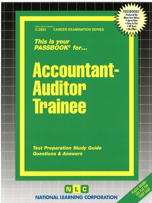 cover image of Accountant-Auditor Trainee